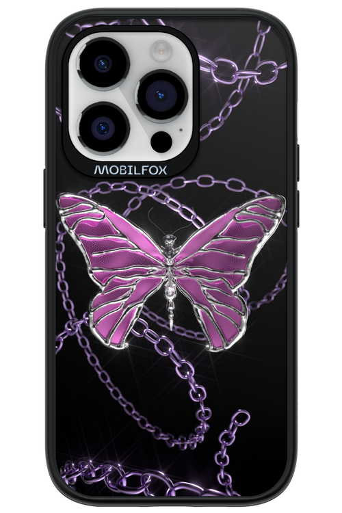 Butterfly Necklace - Apple iPhone 14 Pro