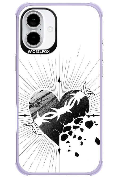 Fekete Szív 2.0 - Apple iPhone 16 Plus