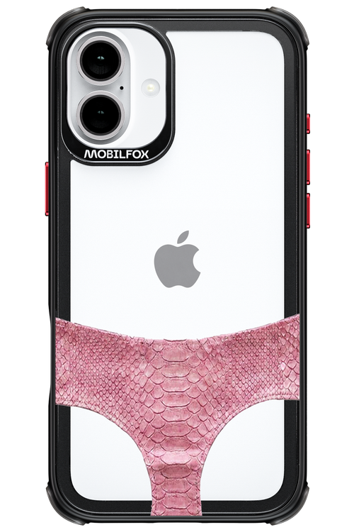 Snake Leather Panties Transparent 2.0 - Apple iPhone 16 Plus