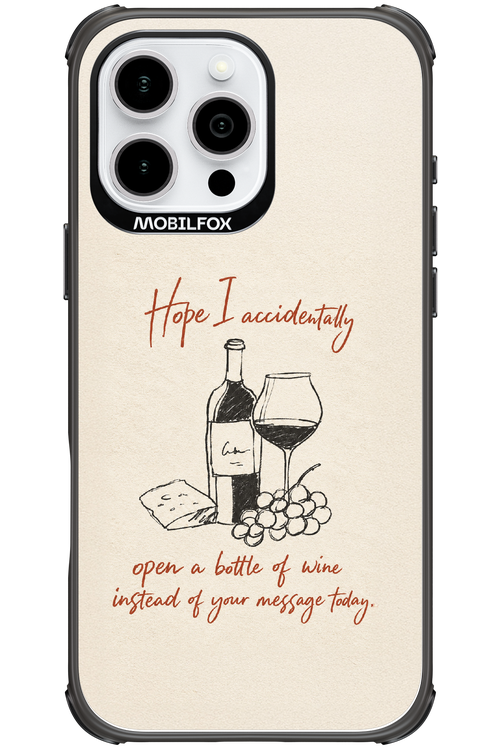 Bottle of wine 2.0 - Apple iPhone 16 Pro Max