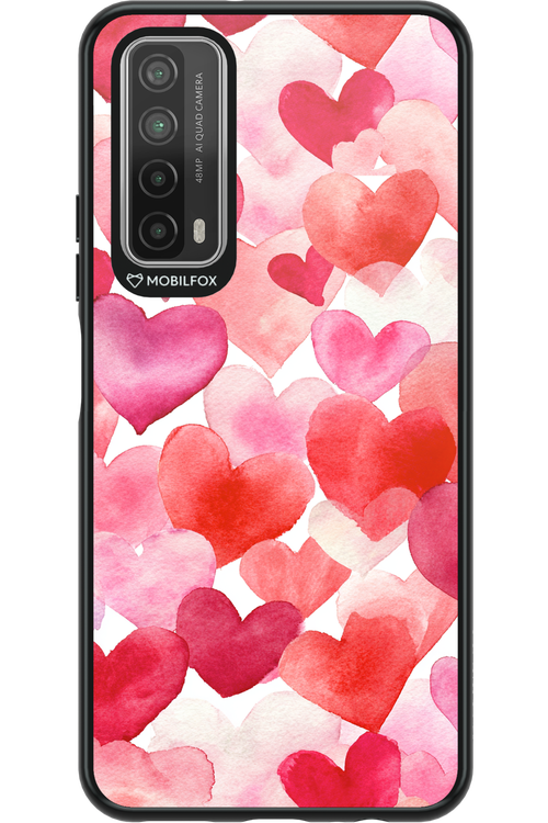 Water Painted Heart - Huawei P Smart 2021