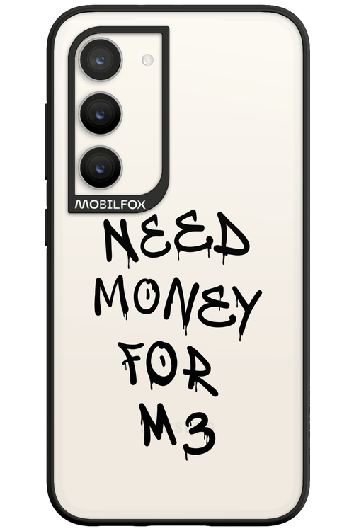 Need M3 Transparent Black - Samsung Galaxy S23