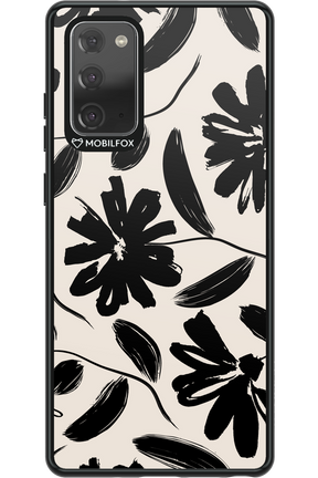 Monochrome Flowerss 2.0 - Samsung Galaxy Note 20