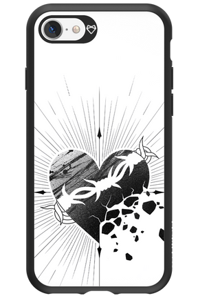Fekete Szív - Apple iPhone 7