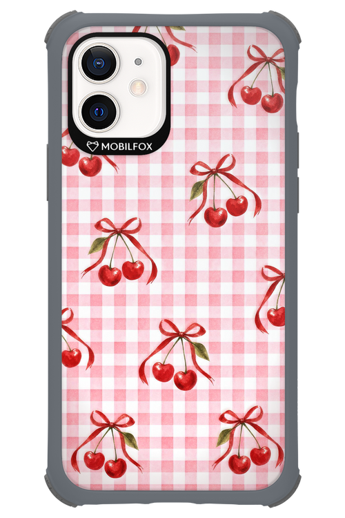 Pink Cherry Checked 2.0 - Apple iPhone 12