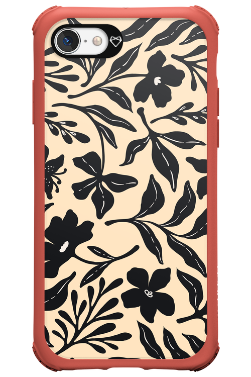 Black Flowers 2.0 - Apple iPhone 7