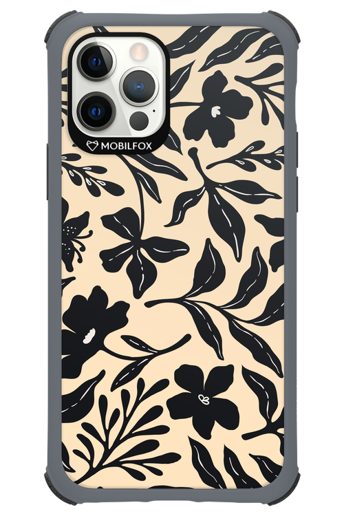 Black Flowers 2.0 - Apple iPhone 12 Pro