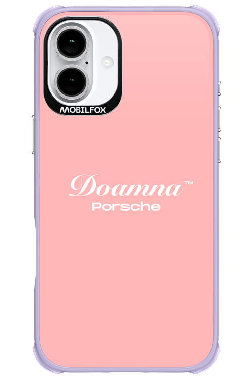 Doamna Porsche (pink) - Apple iPhone 16 Plus