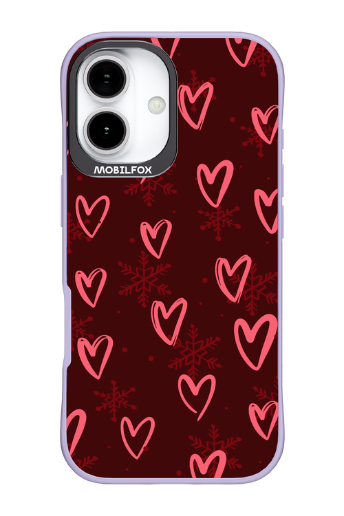 Christmas Hearts - Apple iPhone 17