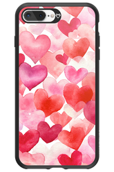 Water Painted Heart - Apple iPhone 8 Plus
