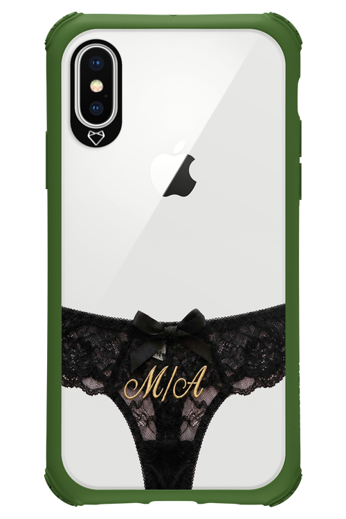 Black Panties Transparent 2.0 - Apple iPhone XS