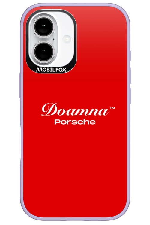 Doamna Porsche (red) - Apple iPhone 16