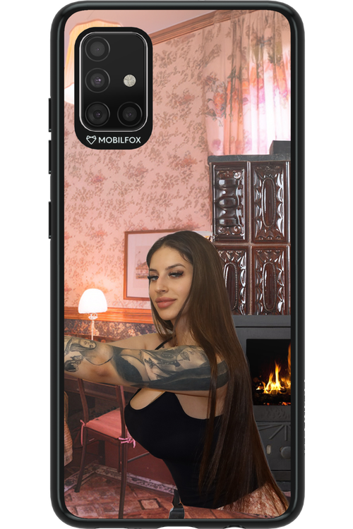 Tattooed Flame - Samsung Galaxy A51