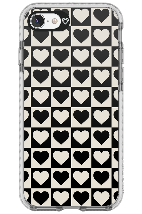 Checkered Heart - Apple iPhone 7