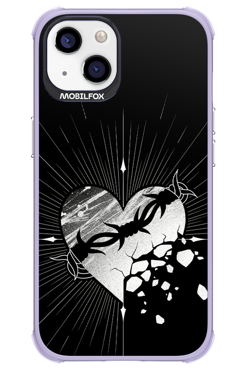 Fehér Szív - Apple iPhone 13