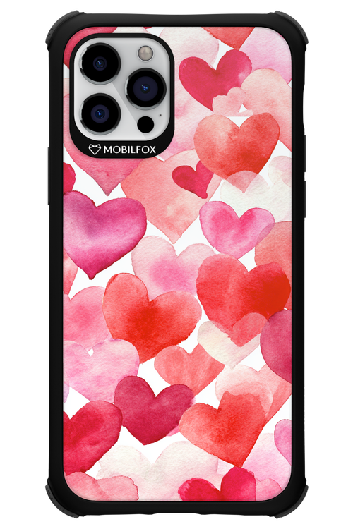 Water Painted Heart - Apple iPhone 12 Pro