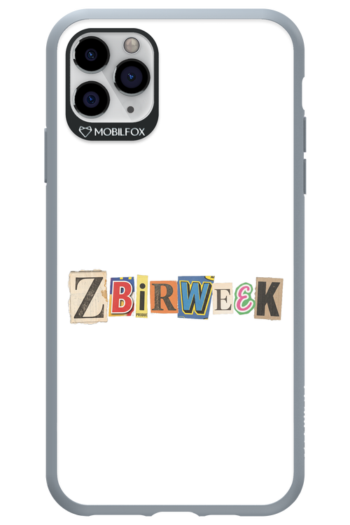 Zbirweek (white) 2.0 - Apple iPhone 11 Pro Max