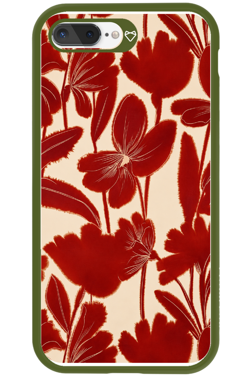 Burgundy Flowers 2.0 - Apple iPhone 8 Plus