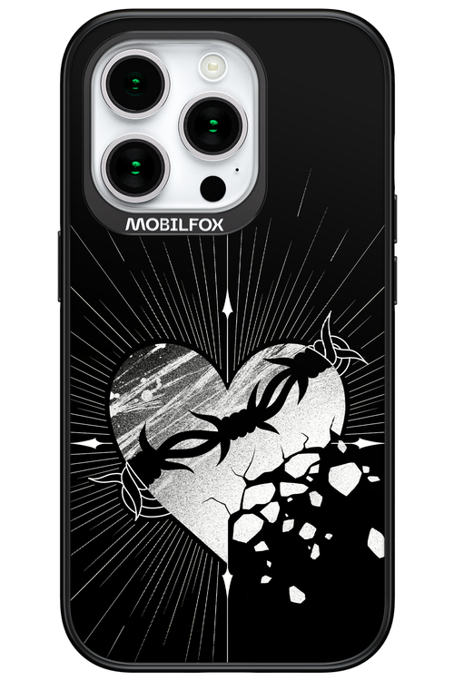 Fehér Szív - Apple iPhone 15 Pro