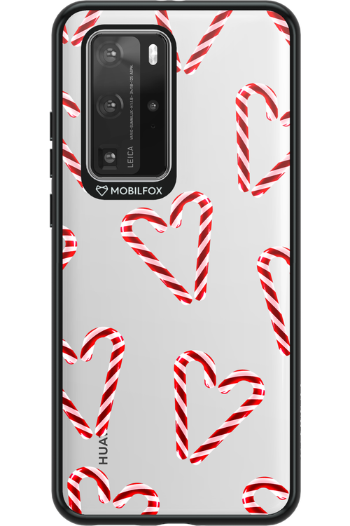 Candy Cane Hearts - Huawei P40 Pro