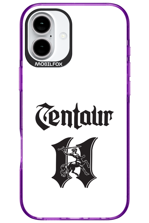 Centaur Logo White 2.0 - Apple iPhone 16 Plus