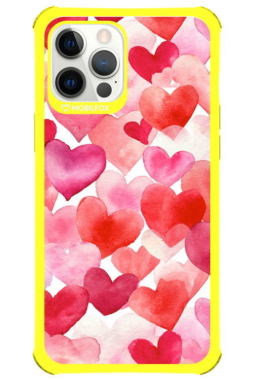 Water Painted Heart 2.0 - Apple iPhone 12 Pro Max