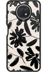 Monochrome Flowerss - Xiaomi Redmi Note 9T 5G