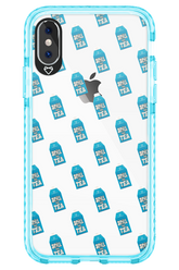 Blue Tea Party Chaos - Apple iPhone X