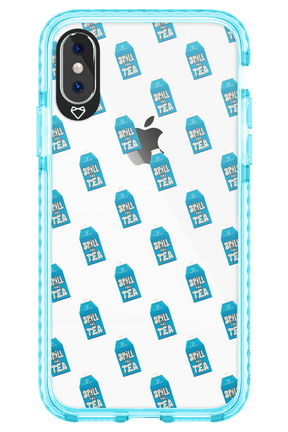 Blue Tea Party Chaos - Apple iPhone X