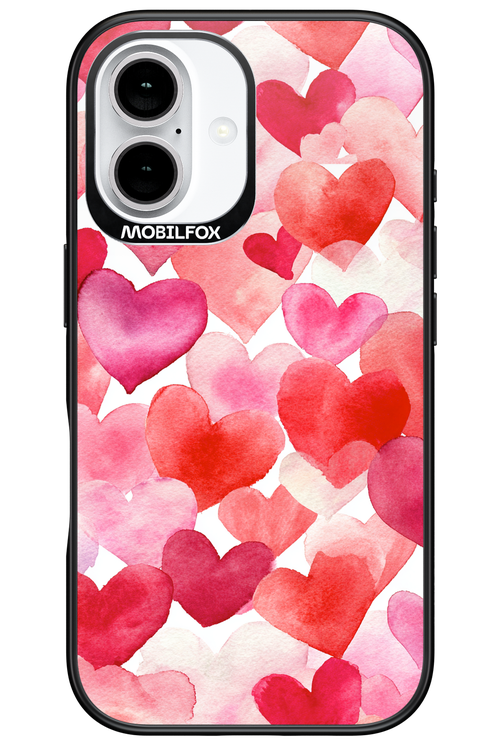 Water Painted Heart 2.0 - Apple iPhone 16