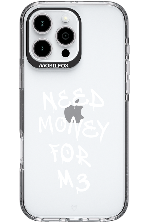 Need M3 Transparent White - Apple iPhone 16 Pro Max