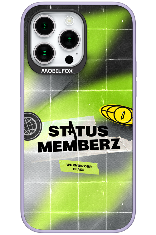 Status Memberz - Apple iPhone 15 Pro Max
