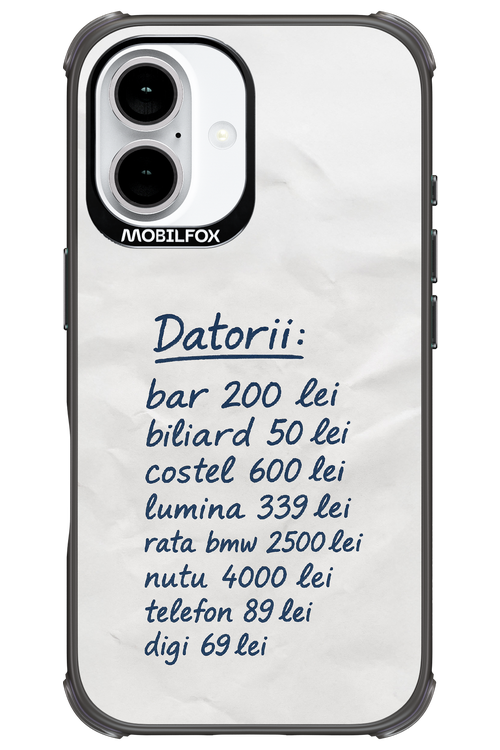 The List - Apple iPhone 16