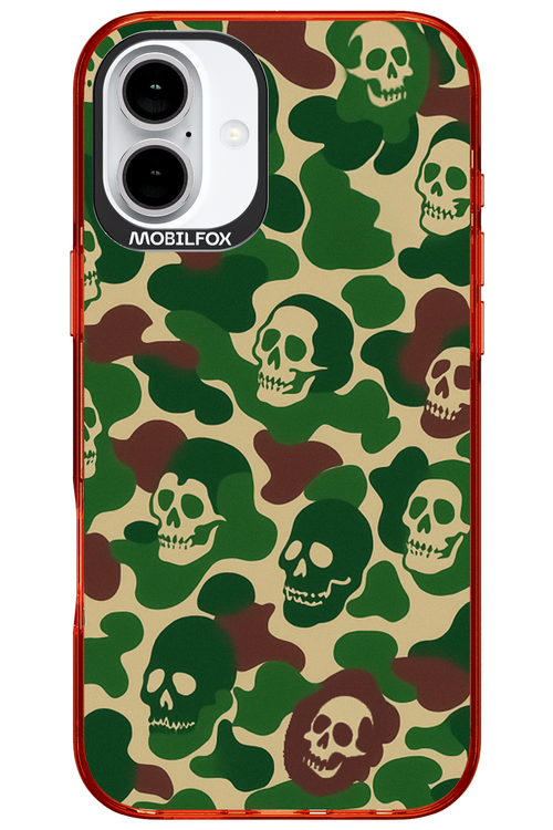 Camo Skull - Apple iPhone 16 Plus