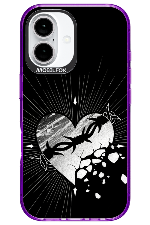 Fehér Szív - Apple iPhone 16