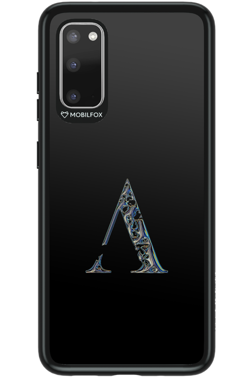 ⁠ ⁠Azteca A Chrome Logo - Samsung Galaxy S20