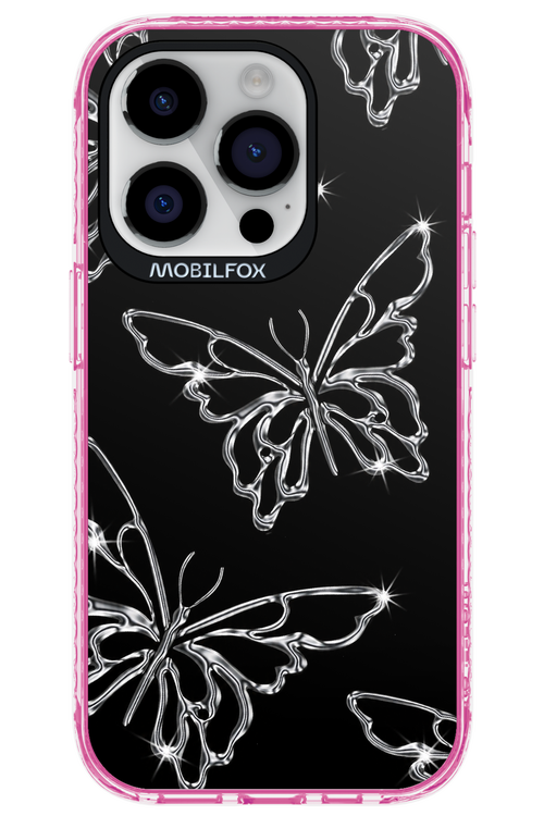 Silver Butterfly 2.0 - Apple iPhone 14 Pro