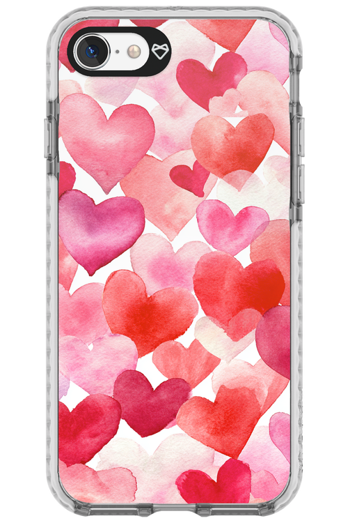 Water Painted Heart - Apple iPhone 7