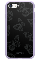 Black Butterflies - Apple iPhone SE 2020