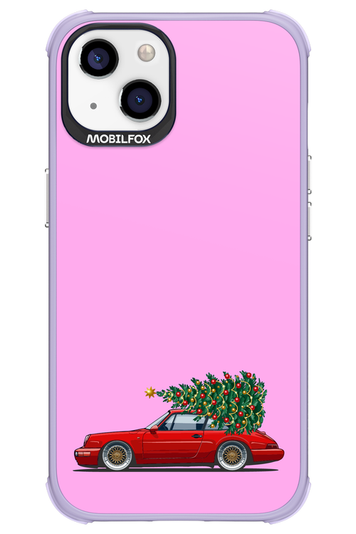 XMAS Car Pink - Apple iPhone 13