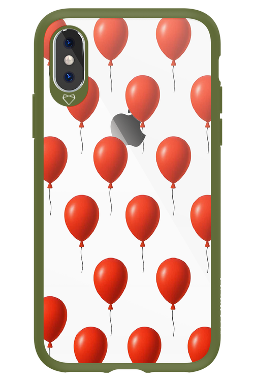 Red Balloons - Apple iPhone X