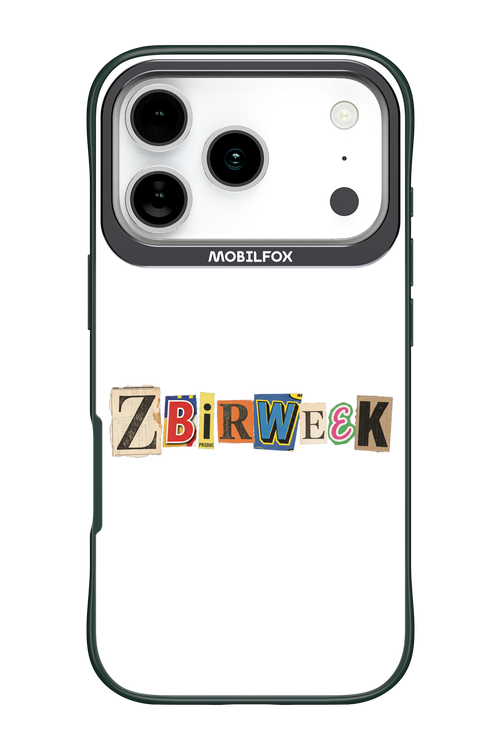 Zbirweek (white) 2.0 - Apple iPhone 17 Pro