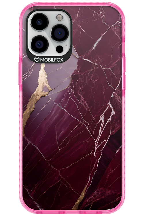 Burgundy Marble - Apple iPhone 12 Pro Max