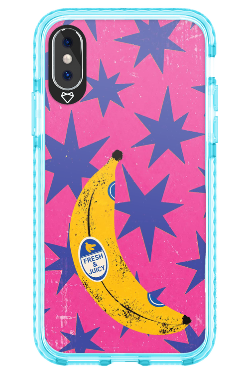 BANANA POP BLUE 2.0 - Apple iPhone X