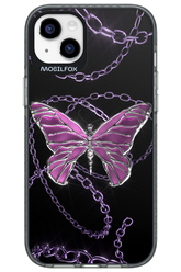 Butterfly Necklace - Apple iPhone 14 Plus