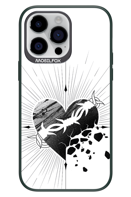 Fekete Szív 2.0 - Apple iPhone 14 Pro Max