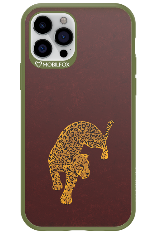 Burgundy Leopard - Apple iPhone 12 Pro