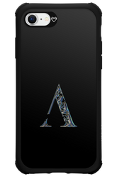 ⁠ ⁠Azteca A Chrome Logo - Apple iPhone SE 2022