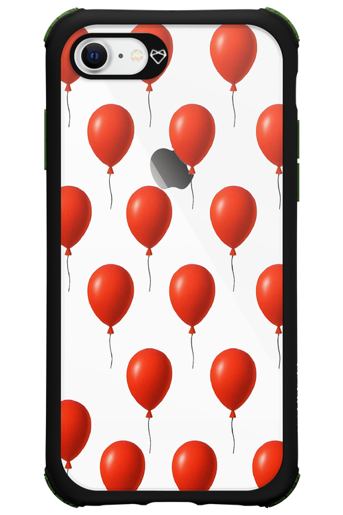 Red Balloons - Apple iPhone 8