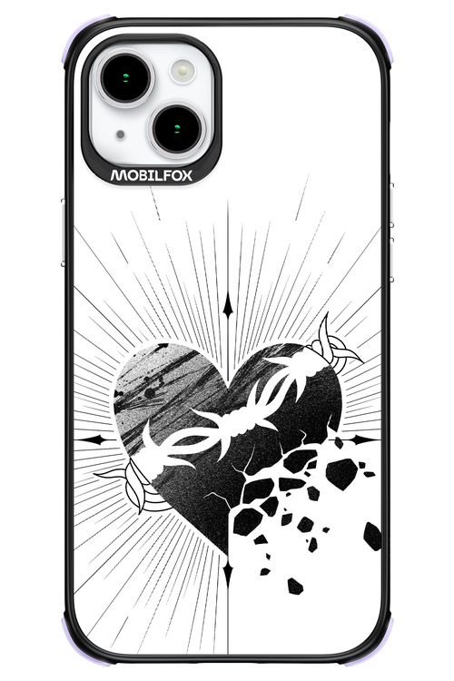 Fekete Szív 2.0 - Apple iPhone 15 Plus